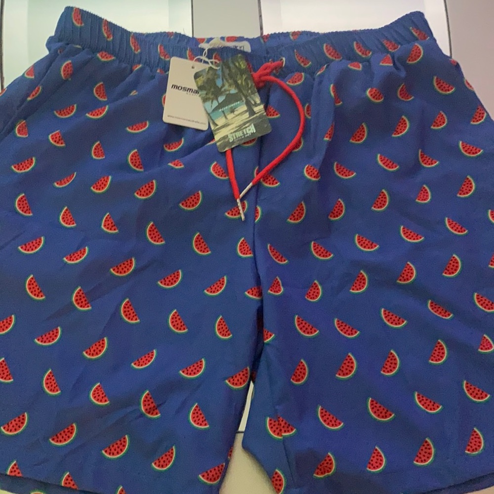 NWT Mosmann bright watermelon bathing suit L 🔥🔥